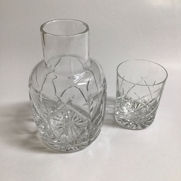 Vintage Crystal Cut Glass Carafe - Picture 1 of 16